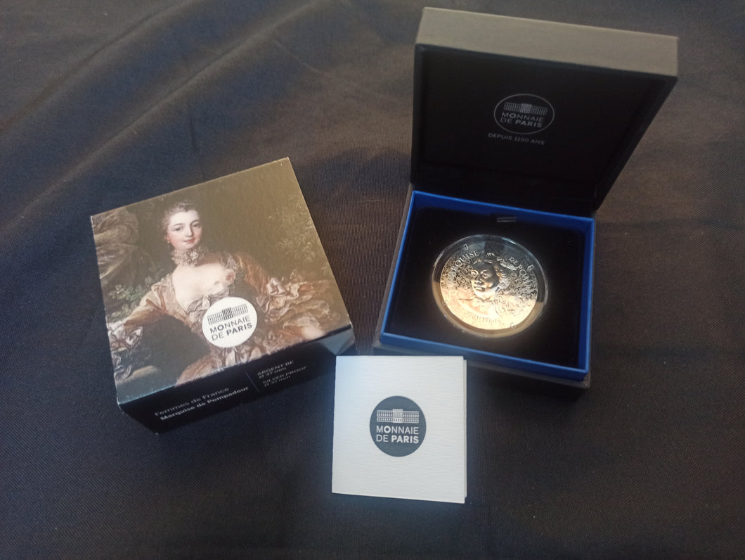 France : 10 Euro BE Argent 2017 : Marquise de Pompadour