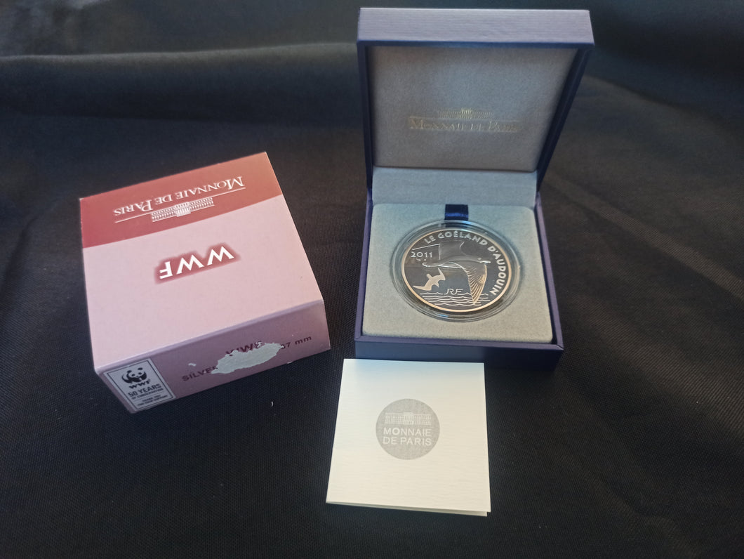 France : 10 Euro BE Argent 2011 : WWF , le Goéland