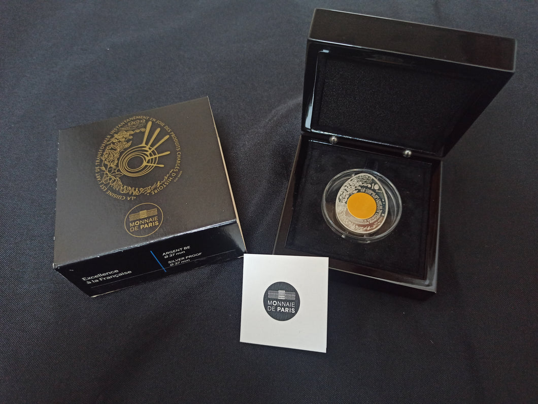 France : 10 Euro BE Argent 2017 : Excellence Française : Œuf Savoy