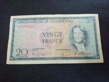Charger l&#39;image dans la galerie, Luxembourg : 20 Francs 1955 (Ref 2770)
