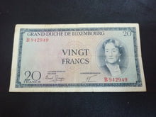 Charger l&#39;image dans la galerie, Luxembourg : 20 Francs 1955 (Ref 2771)
