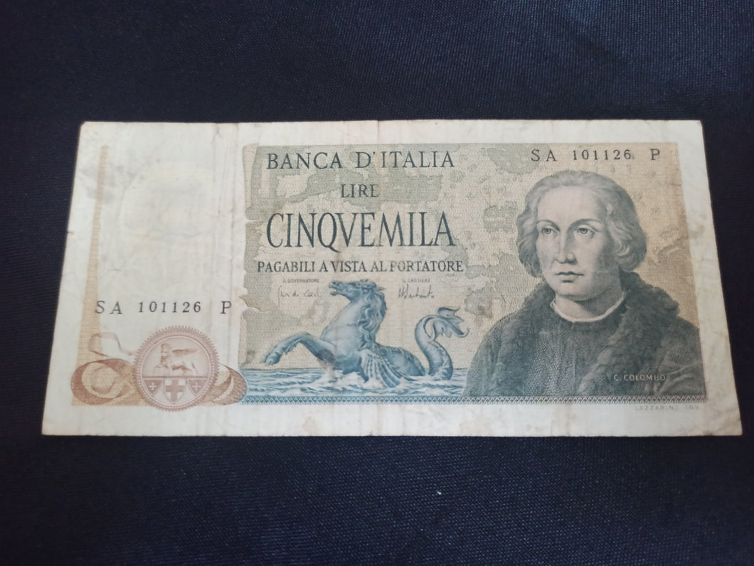 Italie : 5000 lire 1973 (Ref 2764)