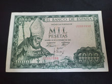 Charger l&#39;image dans la galerie, Espagne : 1000 Pesetas 1965 (Ref 2767)
