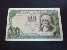 Charger l&#39;image dans la galerie, Espagne : Lot : 1000 + 500 Pesetas 1971 (Ref 2769)
