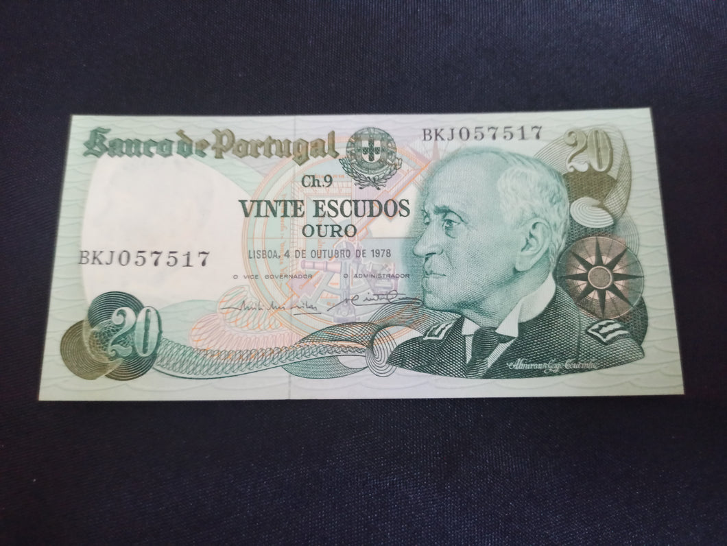Portugal : 20 Escudos 1968 NEUF / UNC (Ref 2774)