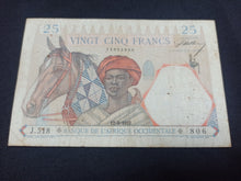 Charger l&#39;image dans la galerie, Afrique Occidentale : 25 Francs 1937 (Ref 2813)
