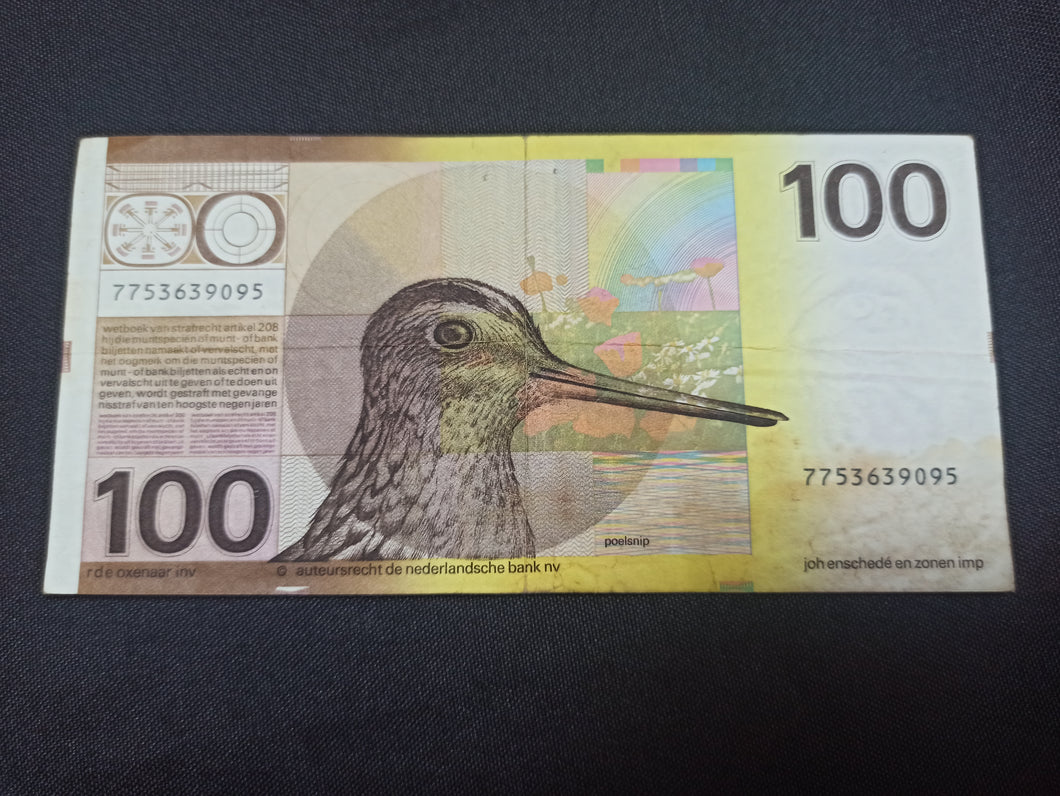 Pays Bas : 100 Gulden 1977 (Ref 2838)