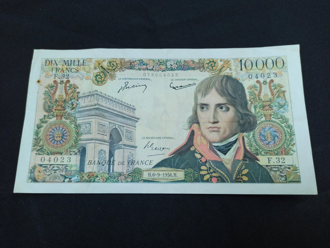 10000 Francs Napoleon Bonaparte (6-9-1956) (Ref 2849)