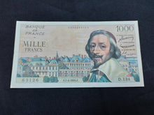 Charger l&#39;image dans la galerie, 1000 Francs Richelieu (7-4-1955) (Ref 2868)
