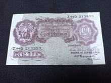 Charger l&#39;image dans la galerie, Royaume Uni : 10 Shillings 1940 Sign Peppiatt (Ref 2874)
