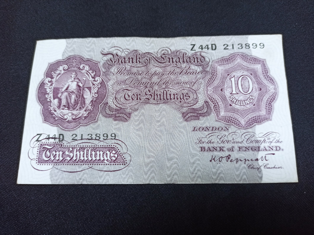 Royaume Uni : 10 Shillings 1940 Sign Peppiatt (Ref 2874)
