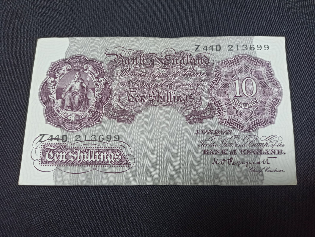 Royaume Uni : 10 Shillings 1940 Sign Peppiatt (Ref 2875)