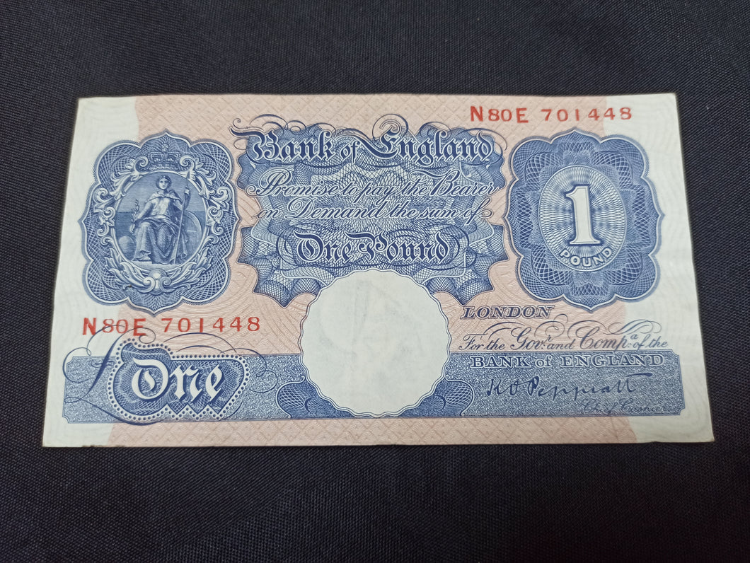 Royaume Uni : 1 Pound 1940 Sign Peppiatt (Ref 2879)