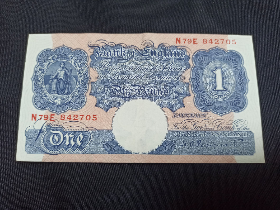 Royaume Uni : 1 Pound 1940 Sign Peppiatt (Ref 2880)