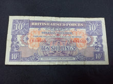 Charger l&#39;image dans la galerie, Royaume Uni : 10 Shillings 1946 Armed Forces Military (Ref 2884)
