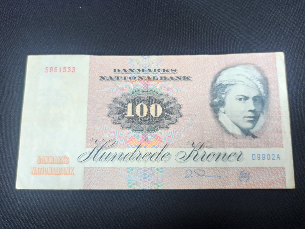 Danemark : 100 kroner 1972 (Ref 2906)