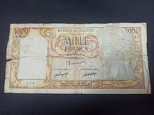 Charger l&#39;image dans la galerie, Algérie : 1000 Francs 1947 (Ref 2932)
