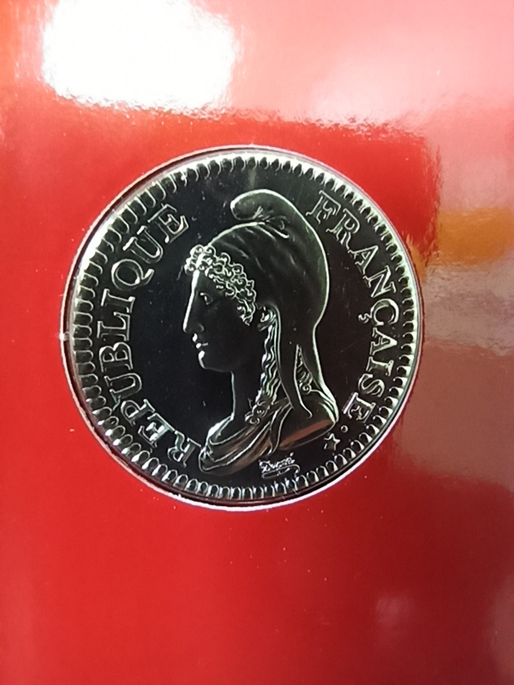 5 Francs 2000  La Liberté de Dupré ; Issue Coffret BU
