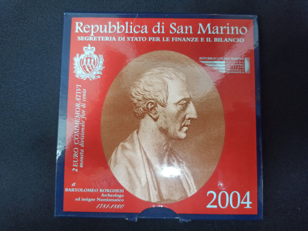 2 Euro Commémorative St Marin 2004 : Borghesi