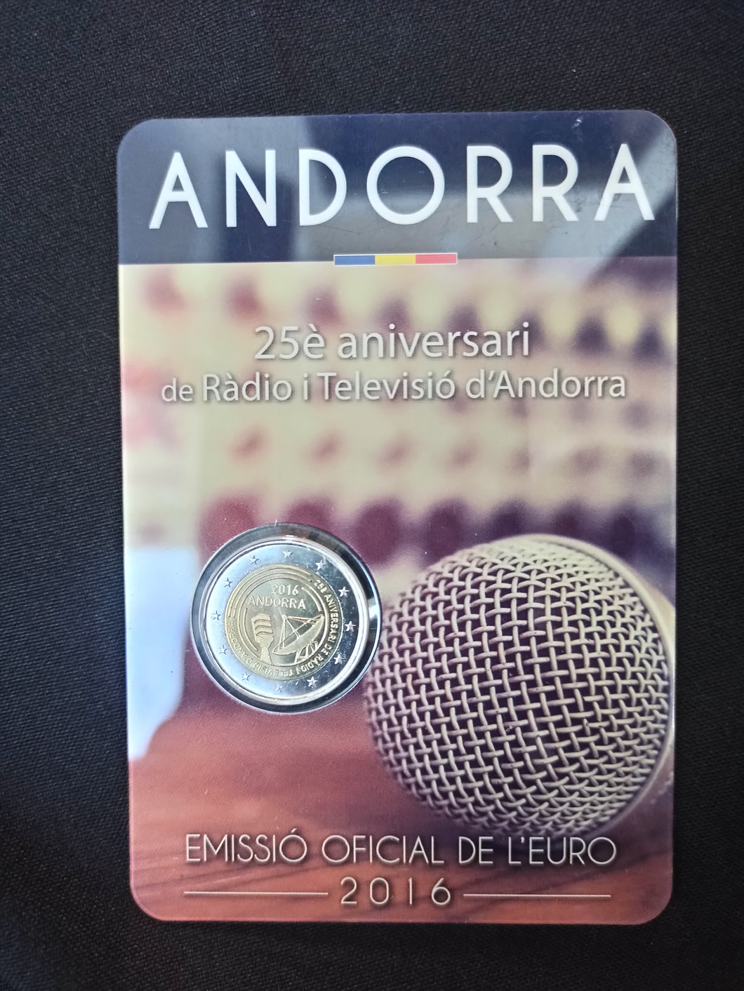 2 Euro Commémorative Andorre 2016 : Radio et télévision Publique