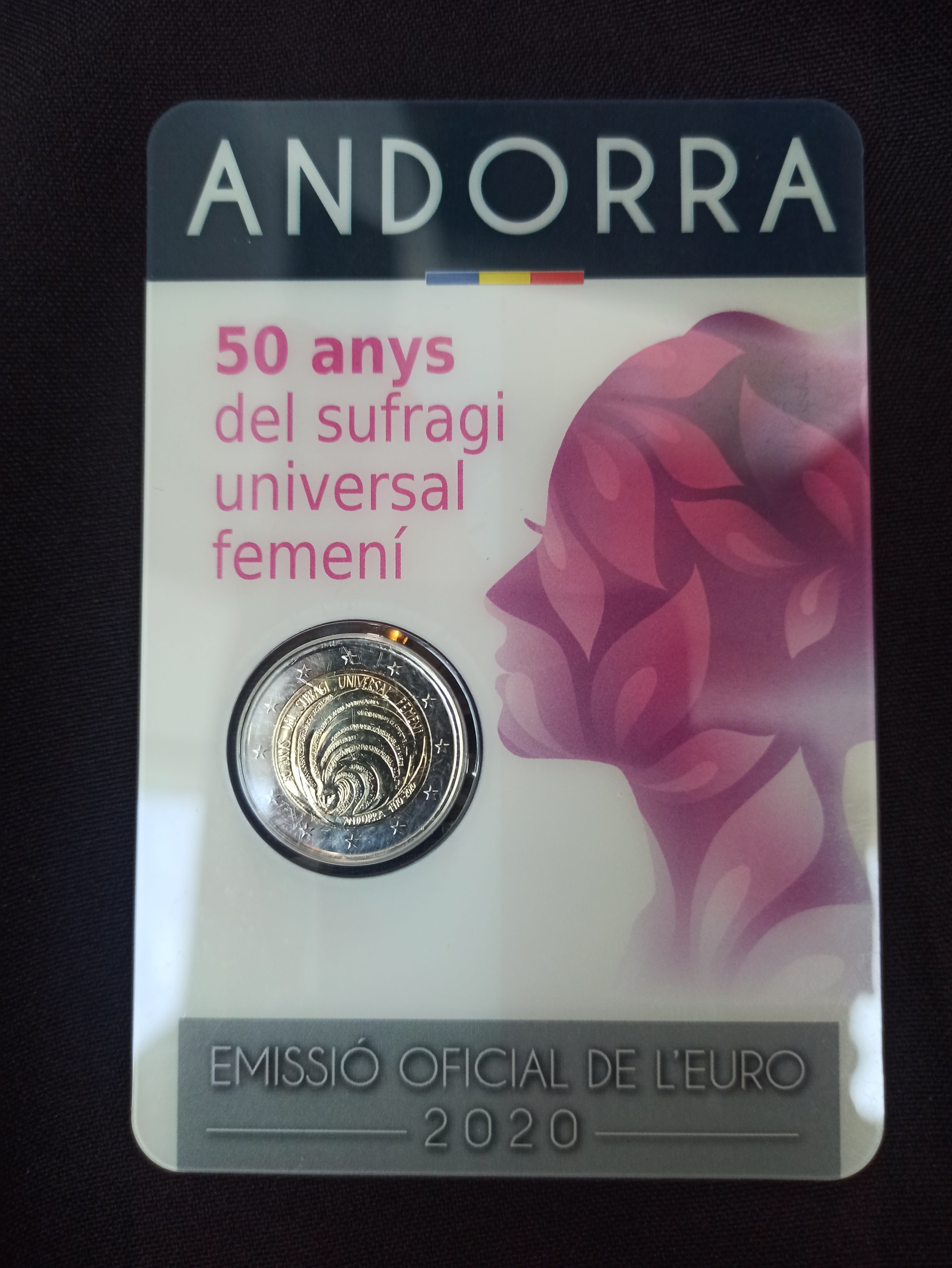2 Euro Commémorative Andorre 2020 : Suffrage Universel Féminin – Trésor ...