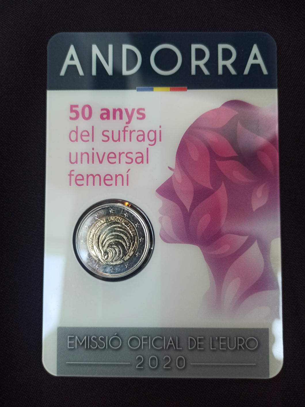 2 Euro Commémorative Andorre 2020 : Suffrage Universel Féminin