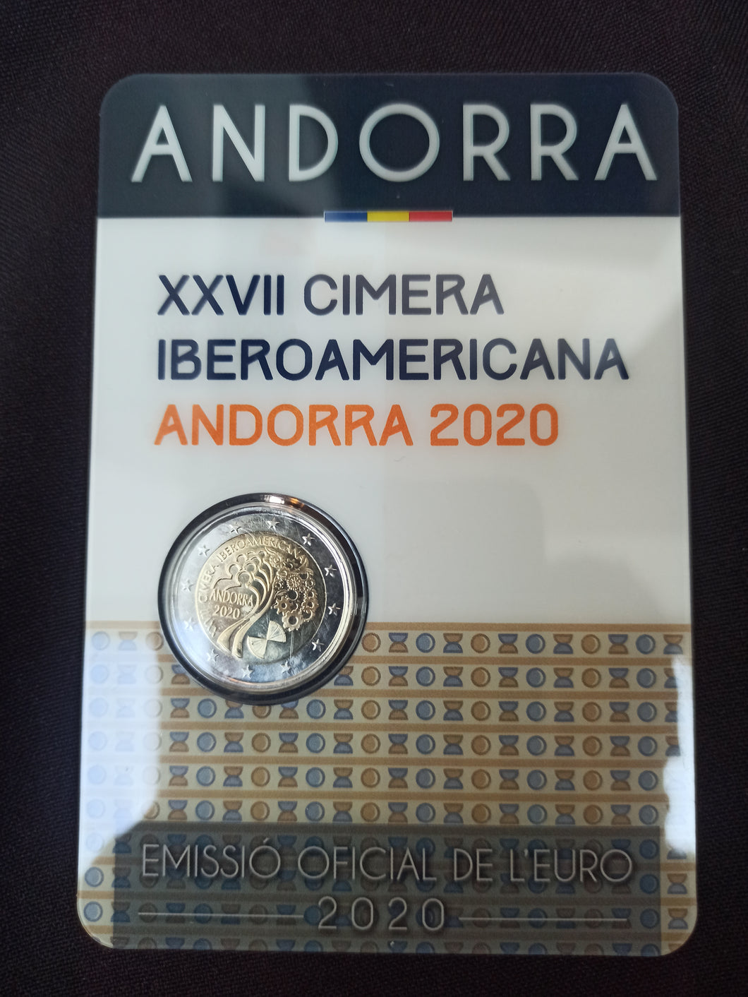 2 Euro Commémorative Andorre 2020 : Sommet ibéro Américain