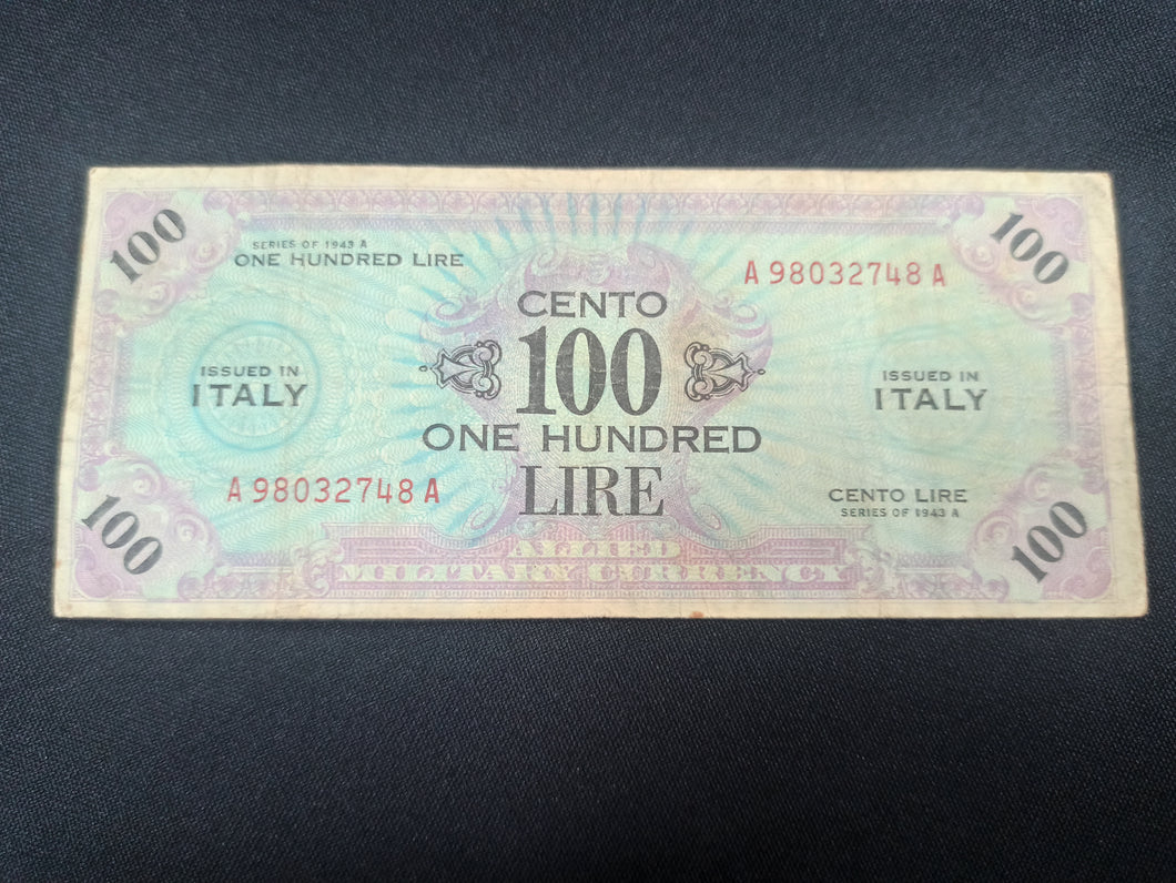 Italie : 100 Lire 1943 (Ref 2950)