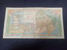 Charger l&#39;image dans la galerie, Réunion : 10 NF sur 500 Francs 1971 (Ref 2937)
