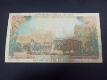 Charger l&#39;image dans la galerie, Réunion : 10 NF sur 500 Francs 1971 (Ref 2937)
