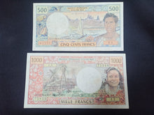 Charger l&#39;image dans la galerie, Nouméa : 500 &amp; 1000 Francs (Ref 2939)
