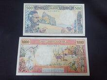 Charger l&#39;image dans la galerie, Nouméa : 500 &amp; 1000 Francs (Ref 2939)
