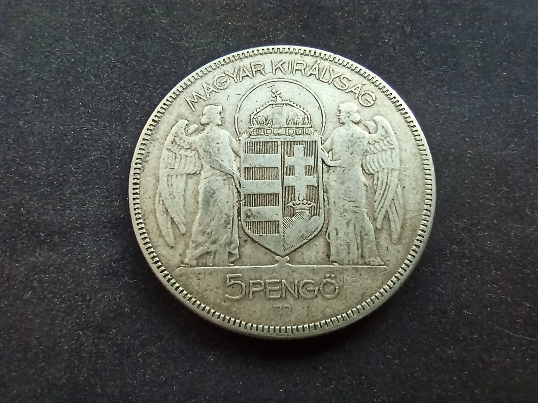 Hongrie : 5 Pengo 1930 Argent (Ref 2959)