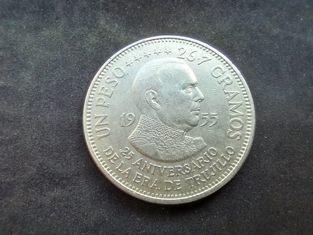 République Dominicaine : Peso 1955 Argent (Ref 2967)