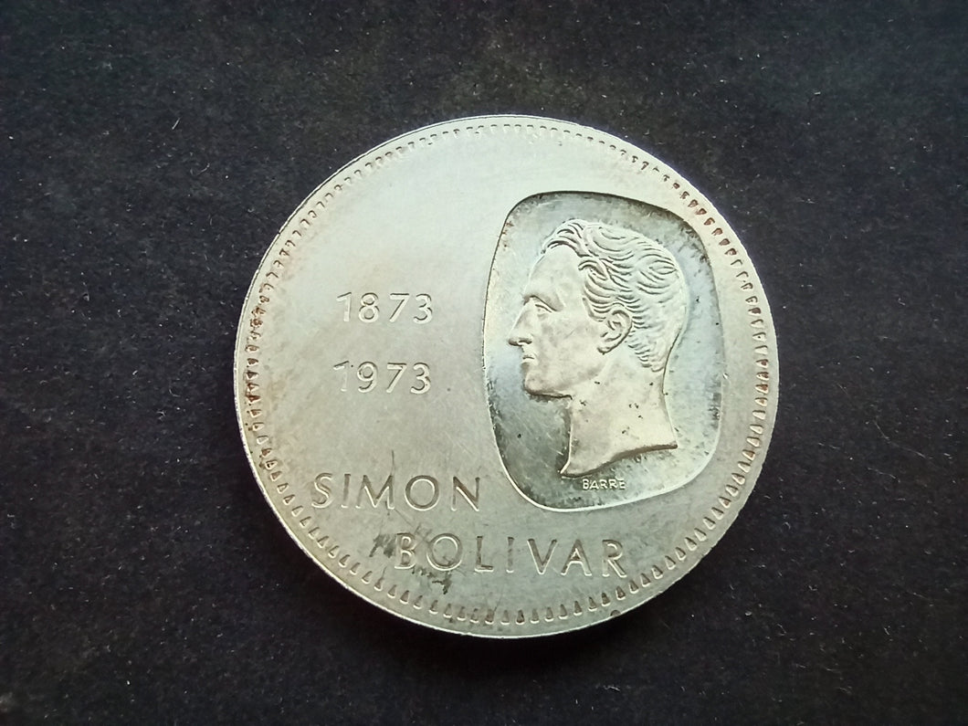 Venezuela : 10 Bolivares 1973 Argent (Ref 2969)