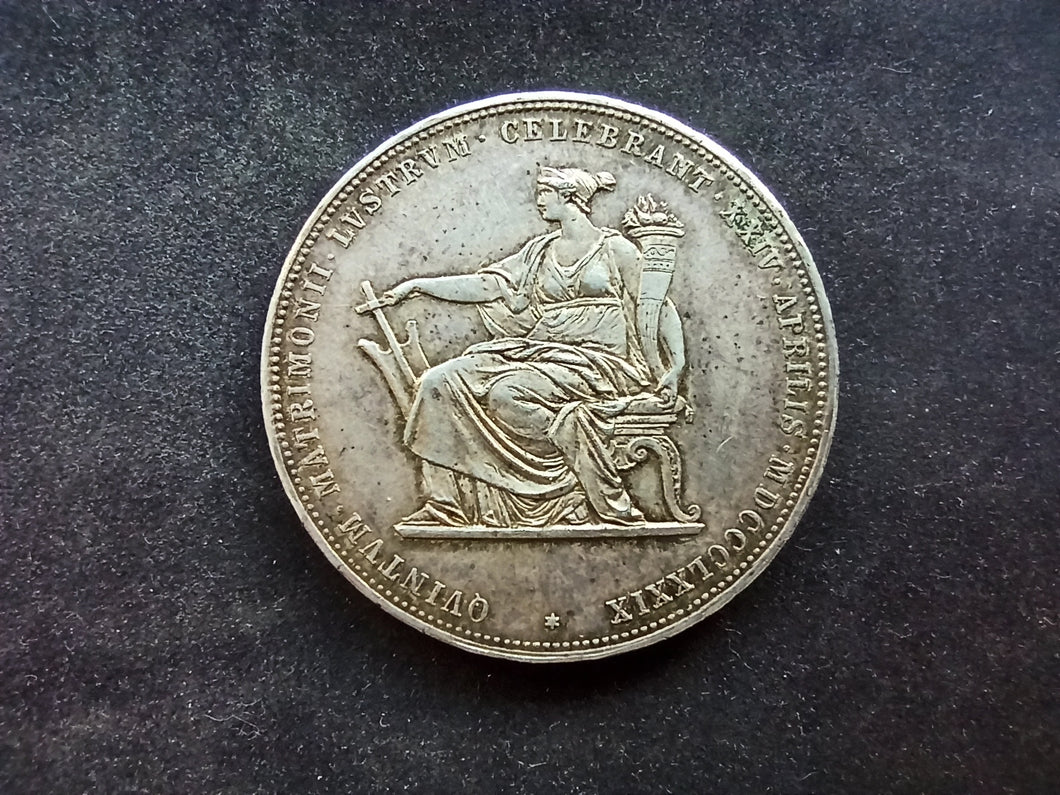 Autriche : 2 Florin 1879 Argent (Ref 2957)