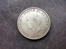 Charger l&#39;image dans la galerie, Portugal : 500 Reis 1879 Argent (Ref 2988)
