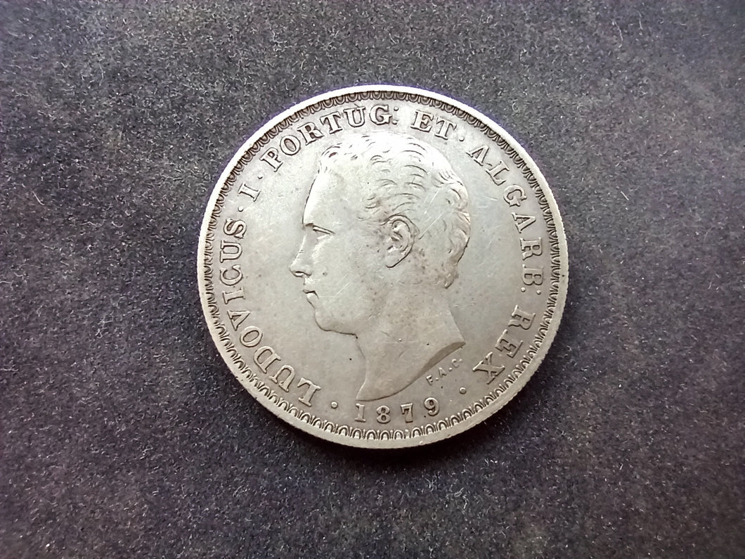 Portugal : 500 Reis 1879 Argent (Ref 2988)