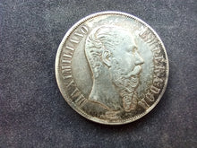 Charger l&#39;image dans la galerie, Mexique : Un Peso 1867 Mo Argent (Ref 2991)
