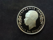 Charger l&#39;image dans la galerie, Tanzanie : 100 Shilingi 1986 BE ; Proof Argent (Ref 2980)
