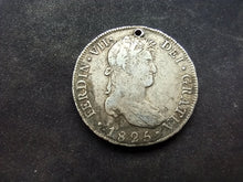 Charger l&#39;image dans la galerie, Bolivie : 8 Reales 1825 Argent ; Trouée (Ref 3000)
