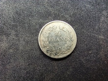 Charger l&#39;image dans la galerie, 1/2 Franc Louis Philippe 1834 A ; Argent (Ref 3008)
