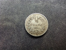 Charger l&#39;image dans la galerie, 1/2 Franc Louis Philippe 1844 W ; Argent (Ref 3015)
