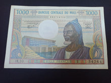 Charger l&#39;image dans la galerie, Colonies Françaises : Mali : 1000 Francs 1970 (Ref 3020)

