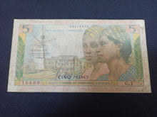Charger l&#39;image dans la galerie, Antilles : 5 Francs 1964 (Ref 3029)
