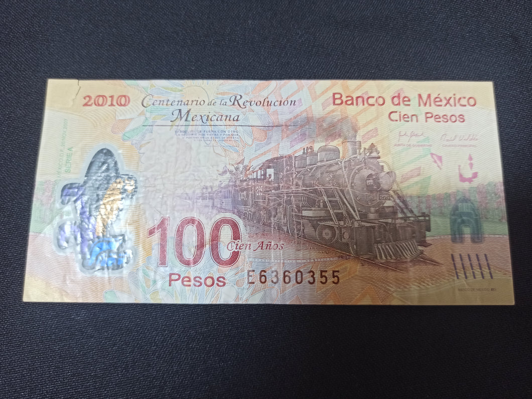 Mexique : 100 pesos 2010 (Ref 3068)