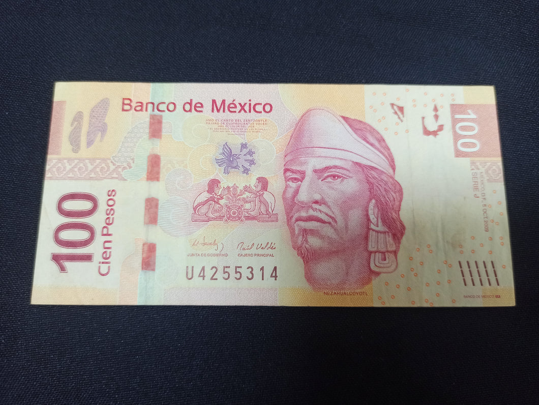 Mexique : 100 pesos 2009 (Ref 3069)