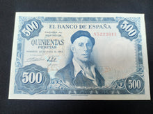 Charger l&#39;image dans la galerie, Espagne : 500 Pesetas 1954 (Ref 3044)
