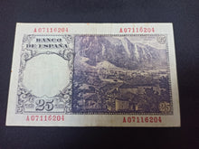 Charger l&#39;image dans la galerie, Espagne : 25 Pesetas 1946 (Ref 3046)
