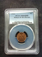 Charger l'image dans la galerie, Malaya &amp; British Borneo : 1 Cent 1962 ; PCGS : MS 64
